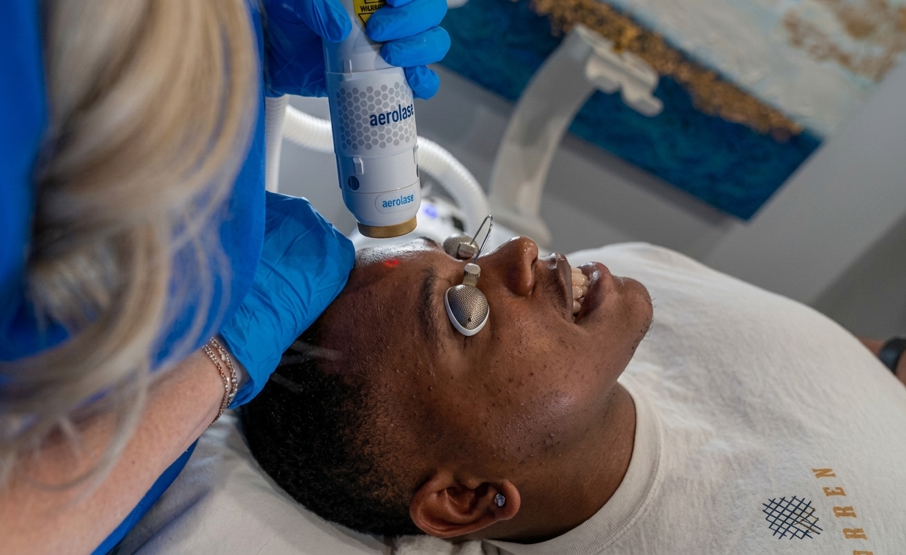 Aerolase laser treatment