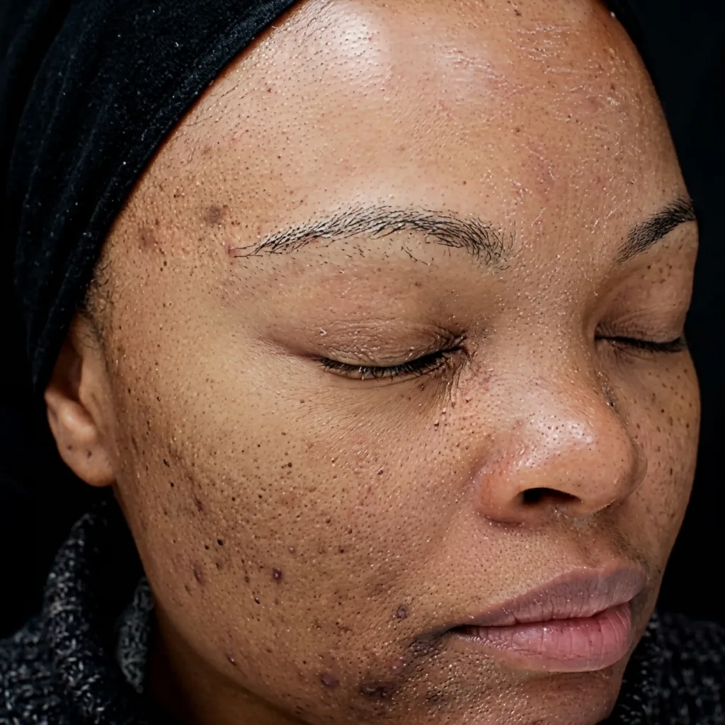 Before chemical peel treatment