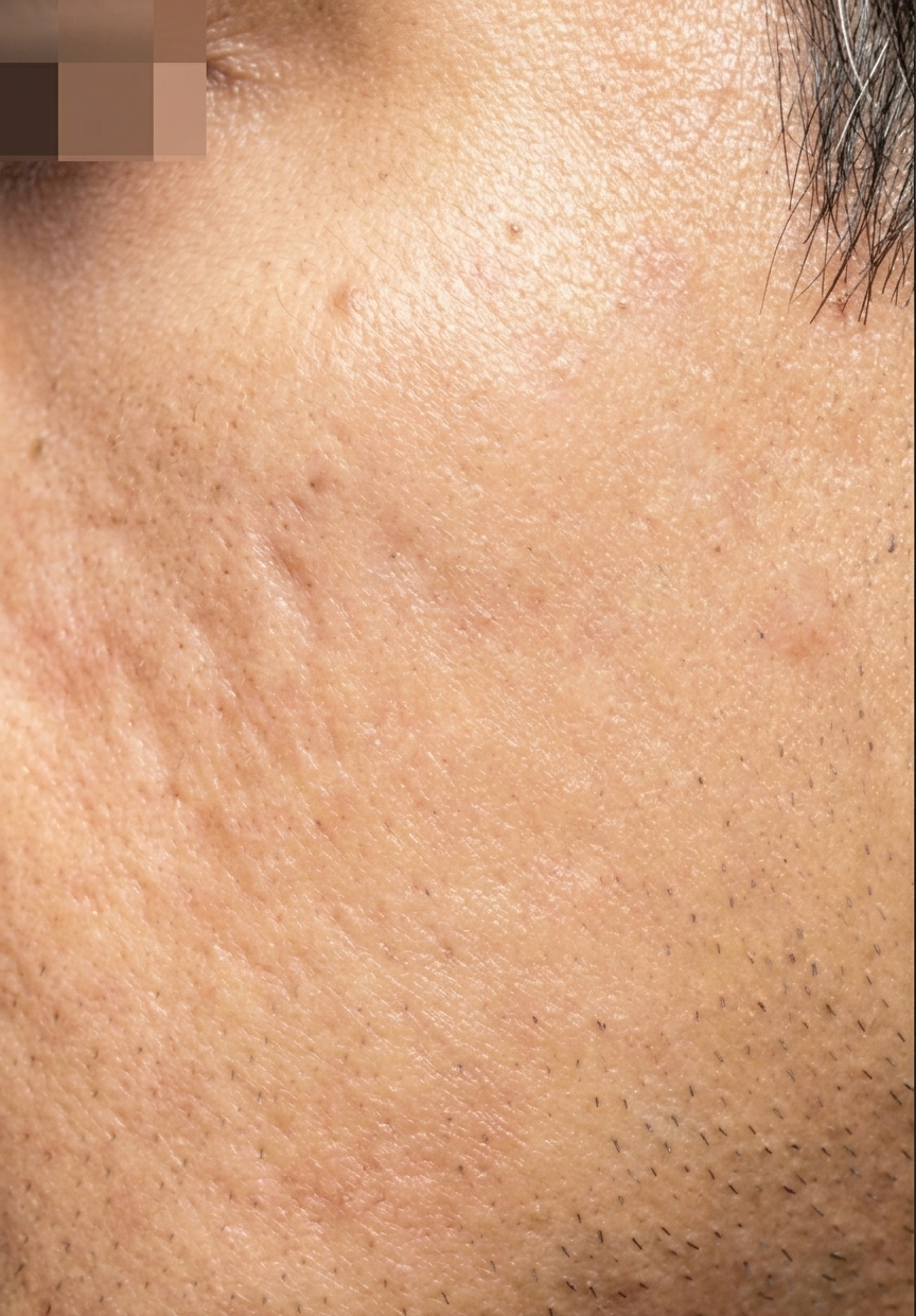 After microneedling treatment
